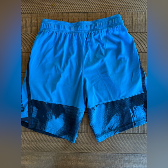 Under Armour Blue Youth Athletic Shorts - Picture 3 of 5